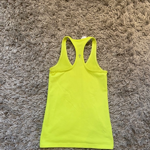 Girls size 12 neon yellow Ivivva tank top - Picture 2 of 4